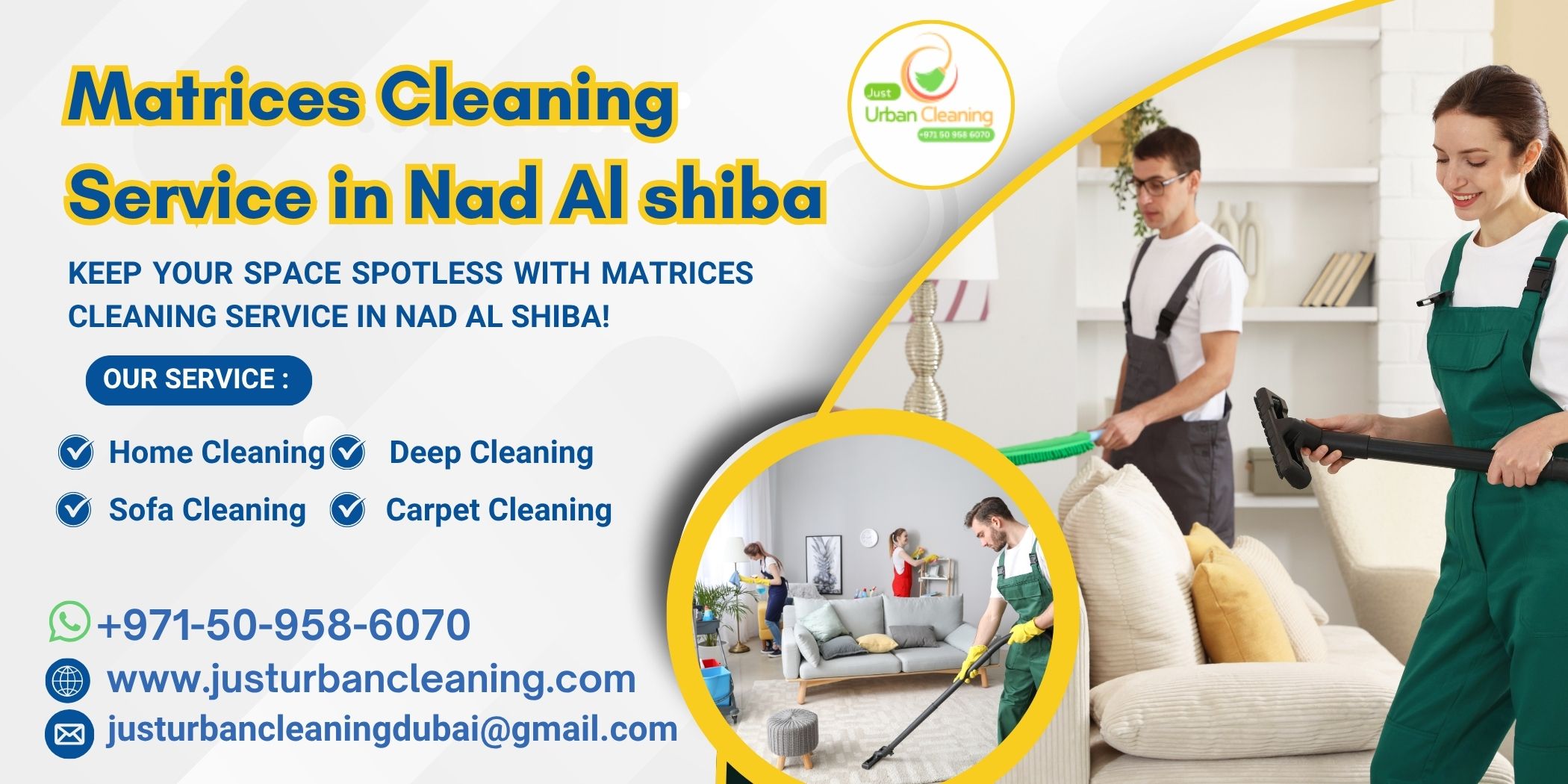 Matrices Cleaning Service in Nad Al shiba
