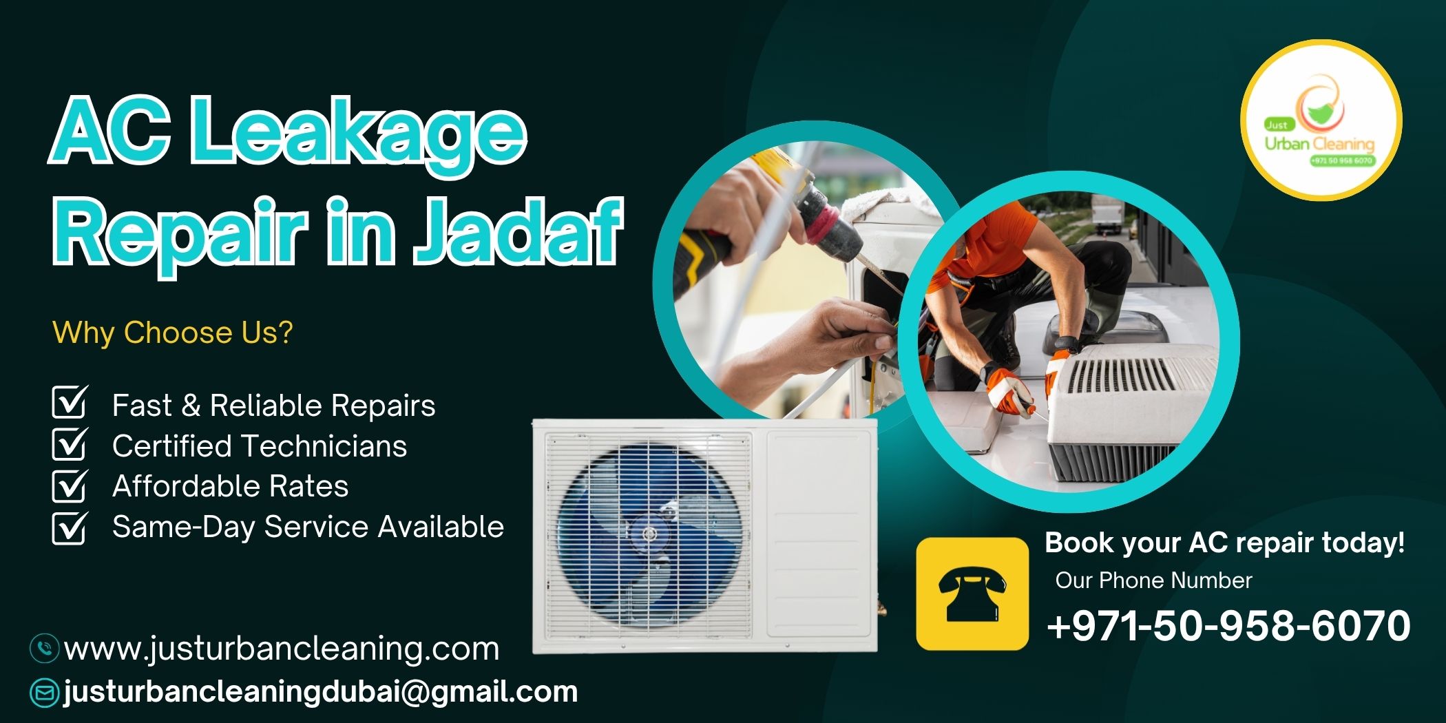 AC Leakage Repair in Jadaf