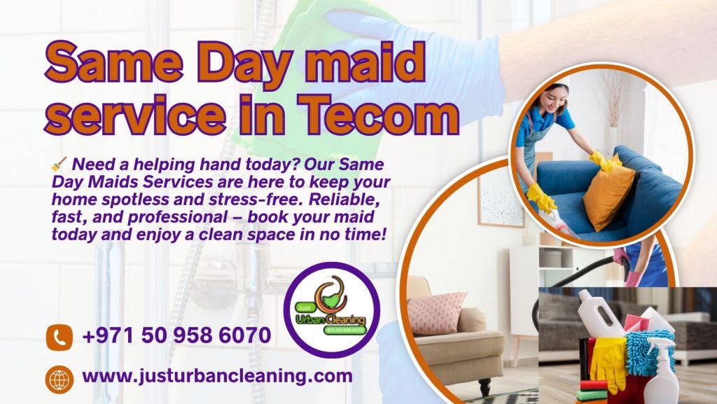 Same Day maid service in Tecom