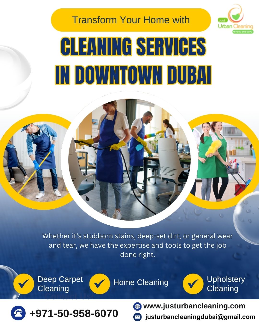 Cleaning Services in Downtown Dubai