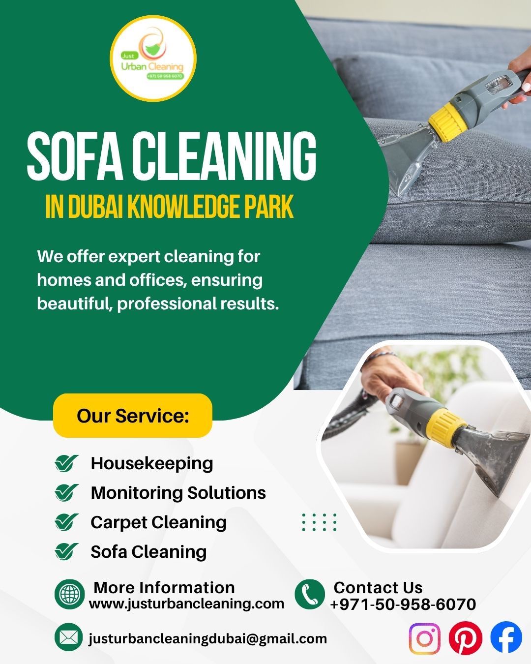 Sofa Cleaning in Dubai Knowledge Park