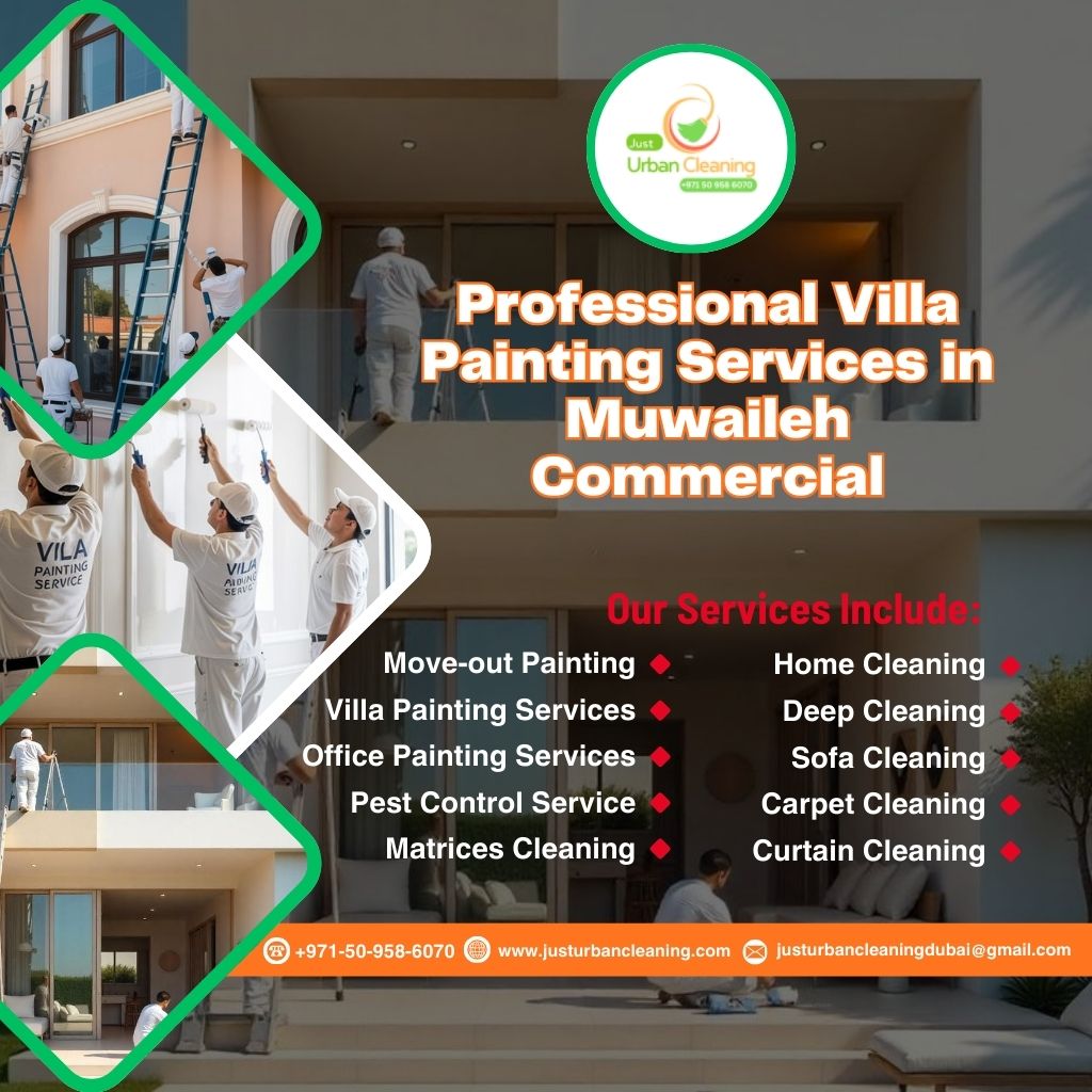 professional villa painting services in muwaileh commercial