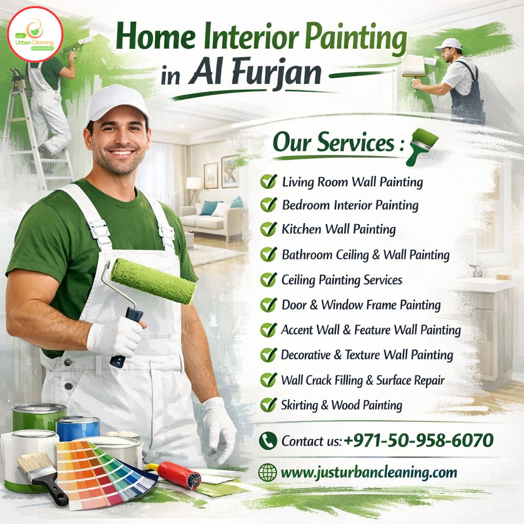 home interior painting in al furjan